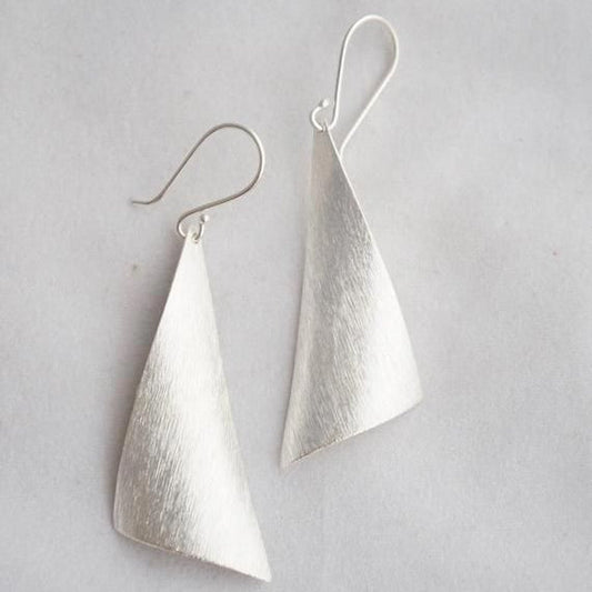 Sea Glass Sterling Silver Earrings