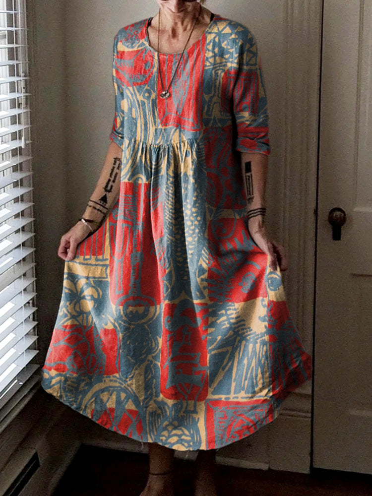 Classic Vintage Dress with a Flattering Fit
