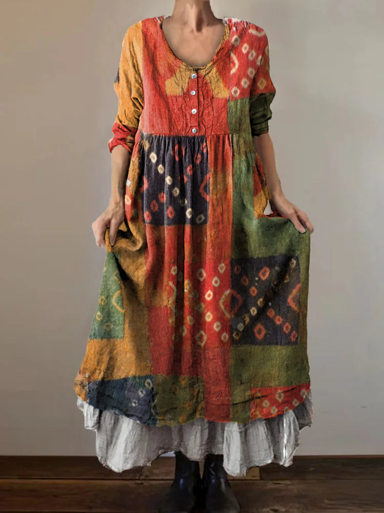 Classic Vintage Dress with a Flattering Fit