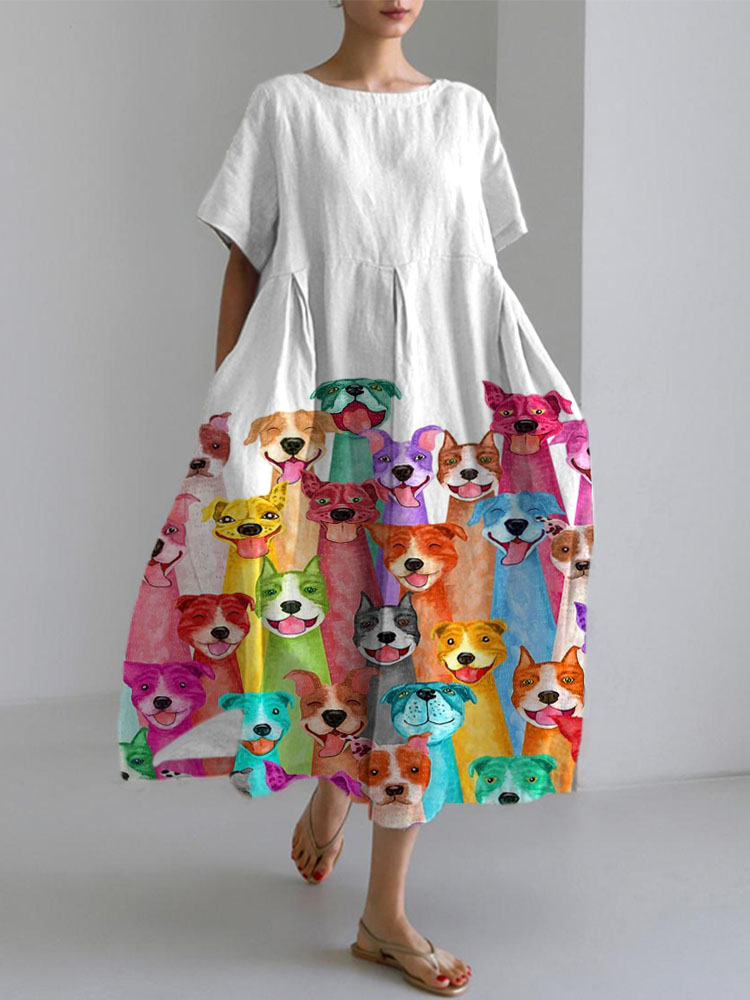 Classic Vintage Dress with a Flattering Fit