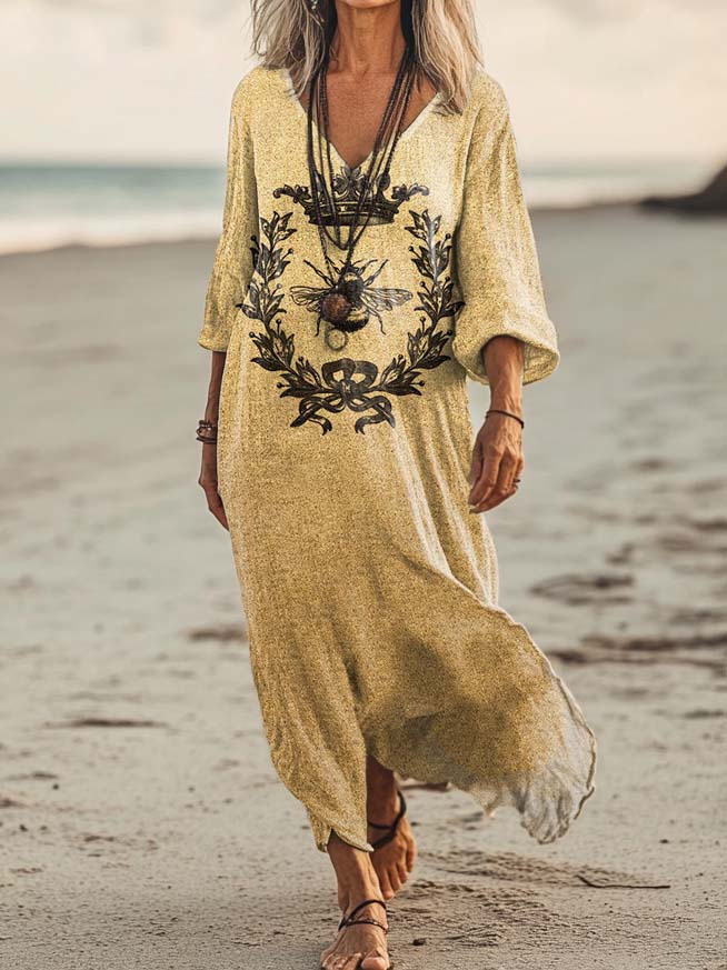 A Vintage Style Dress with Delicate Timeless Details