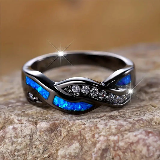 Elegant Celestial Sterling Silver Ring