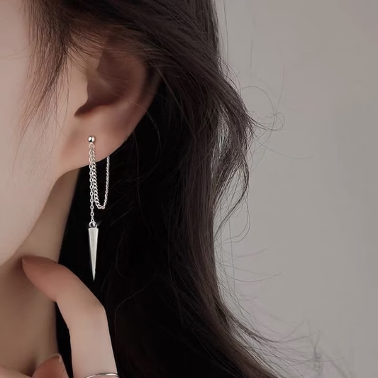 Silver Dangling Earrings
