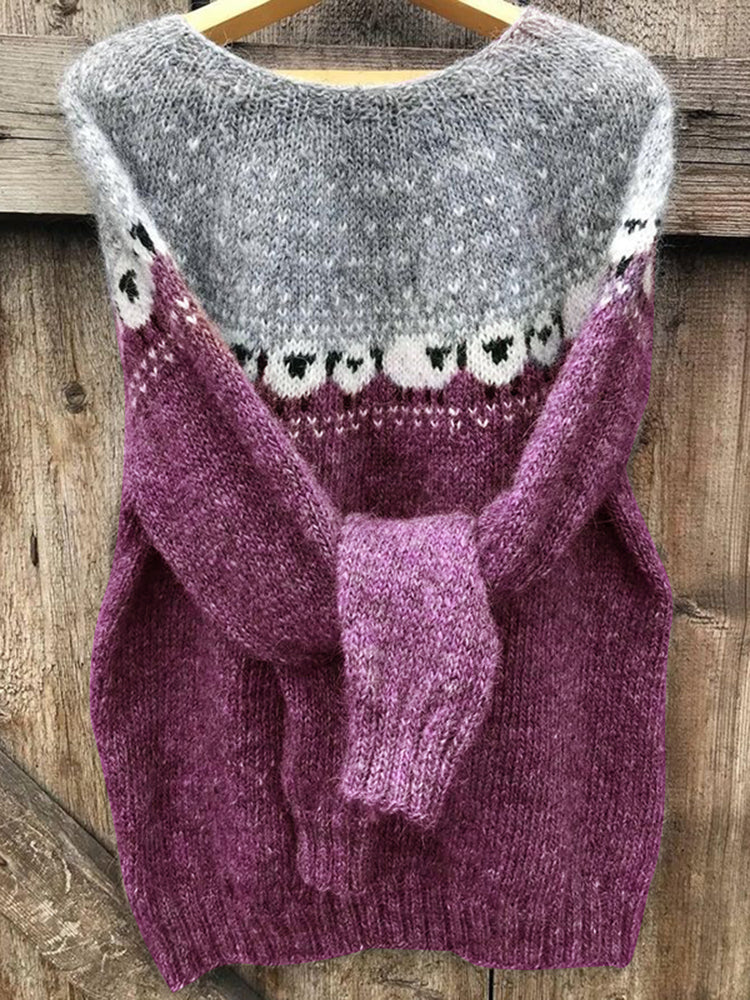 Vintage Inspired Sweater with a Contemporary Edge