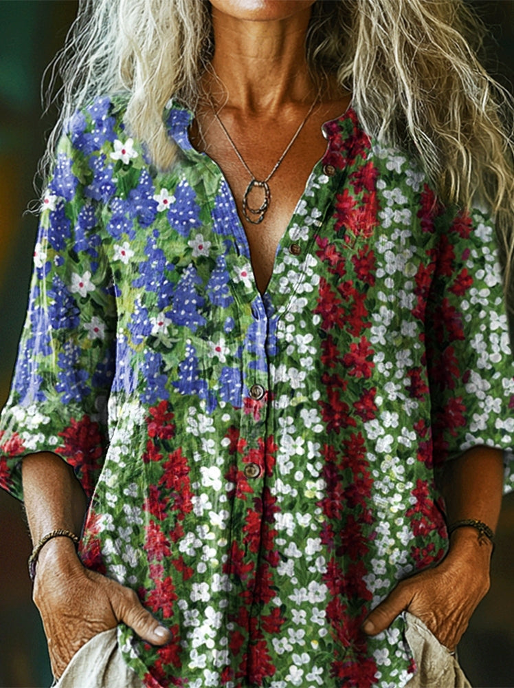 A Vintage Style Shirt with Delicate Timeless Details