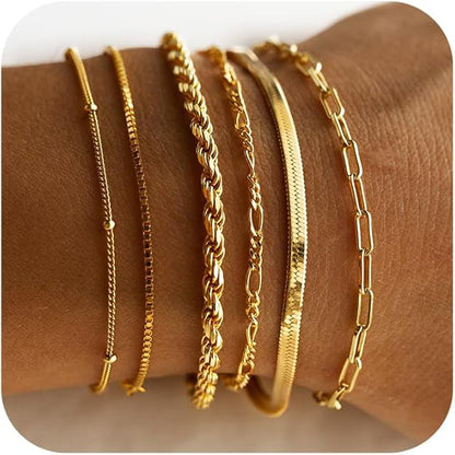 Isabella Vernetta Bracelet Set | White Gold