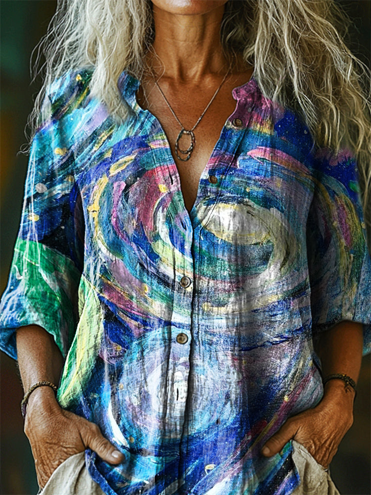 A Vintage Style Shirt with Delicate Timeless Details