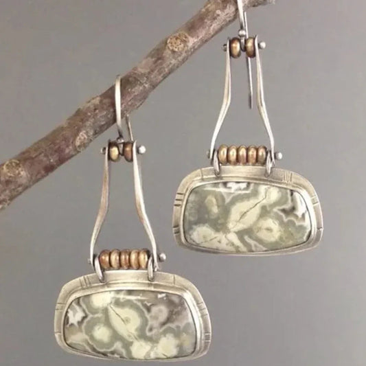 Washed Stone Earrings