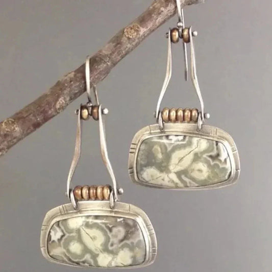 Washed Stone Earrings
