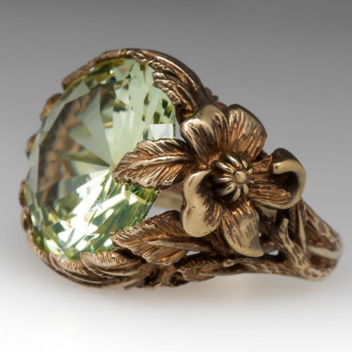 Antique Meadow Crystal Ring