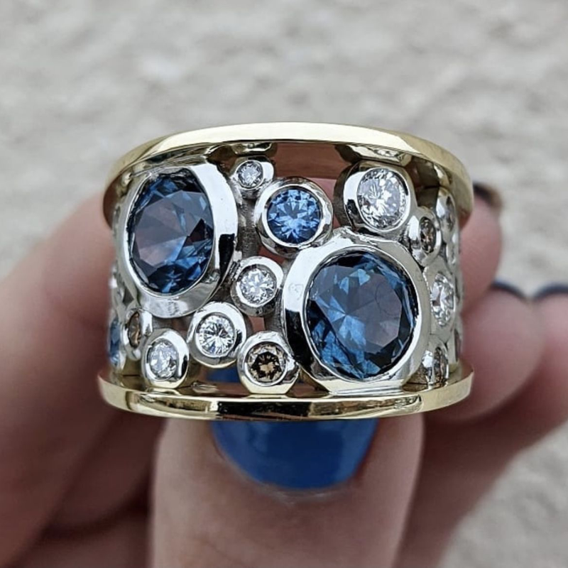 Midnight Cluster Wide Band Ring