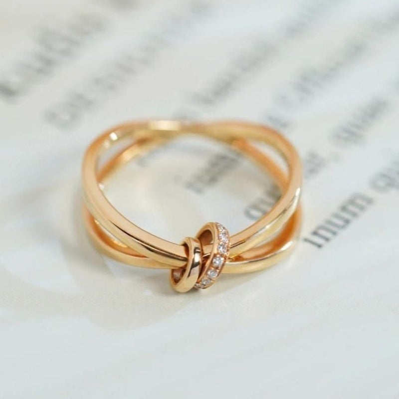 Infinity Knot Gold Ring