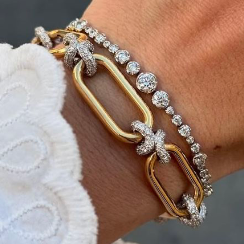 Luxury Link Diamond Bracelet
