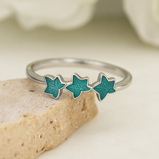 Turquoise Leaf Ring