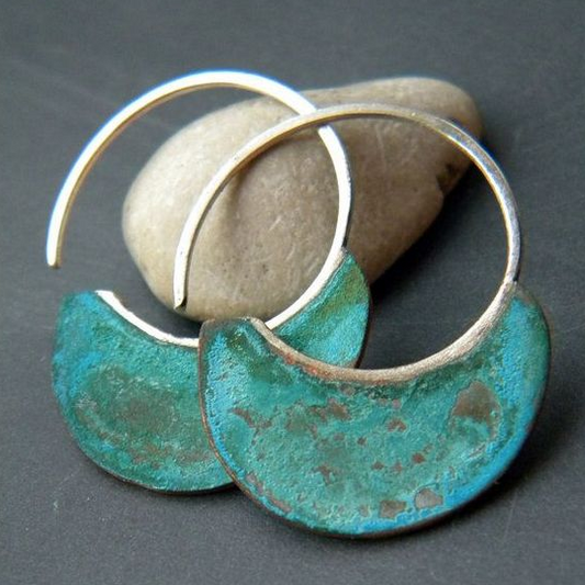 Turquoise Washed Earrings