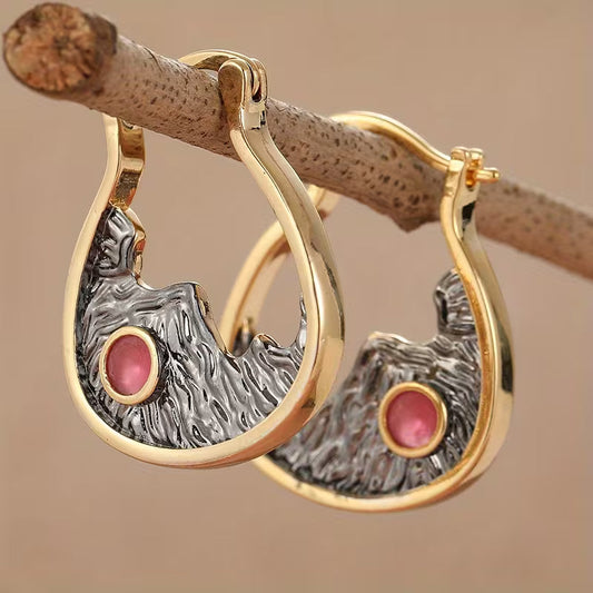 Red Mountain Peak Earrings