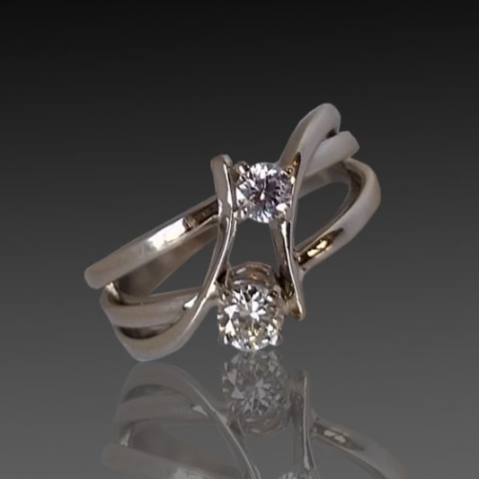 Infinity Duo Sparkle Ring