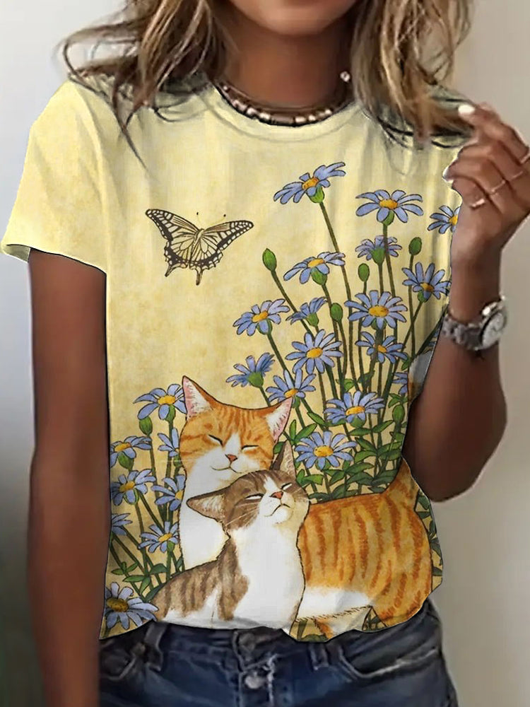 Well Tailored T-Shirt with a Graceful Silhouette