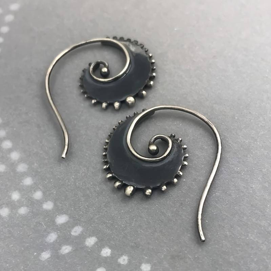 Spiral Tentacle Earrings