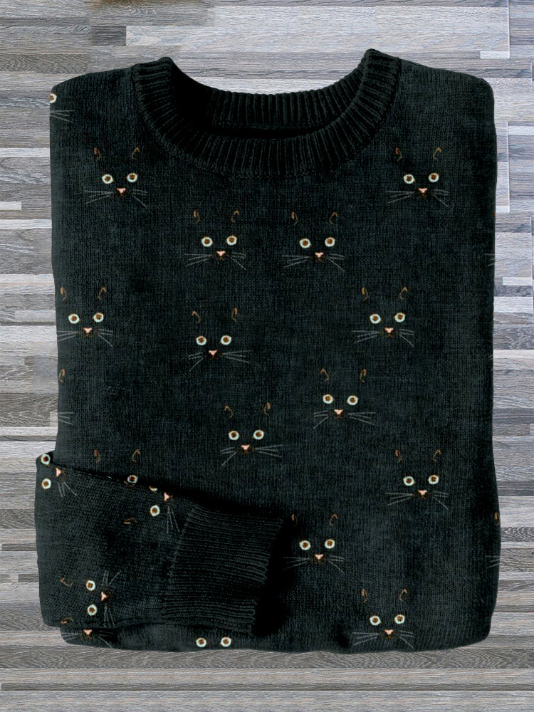 A Vintage Style Sweater with Delicate Timeless Details