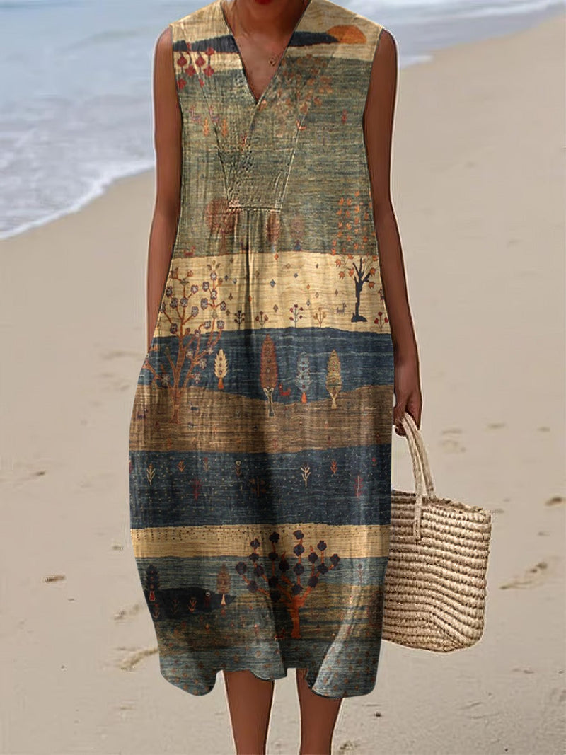 Classic Vintage Dress with a Flattering Fit