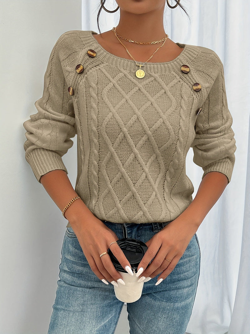 Vintage Inspired Sweater with a Contemporary Edge