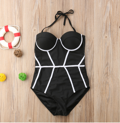 Lourdes® | One-piece Corset Style Bikini