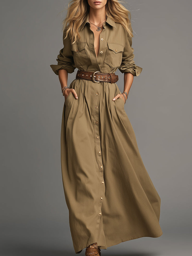 A Vintage Style Dress with Delicate Timeless Details