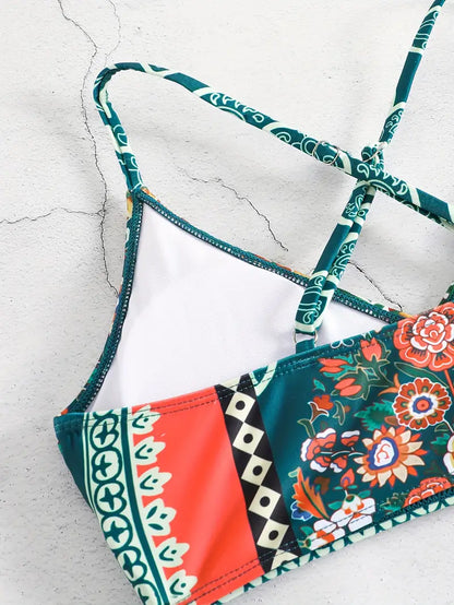 Letizia® | Bikini Set With Crisscross Straps