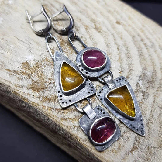 Triangular Geometric Earrings