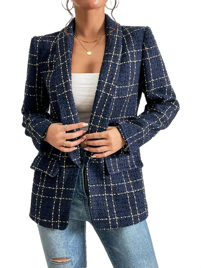 LD Clara - Geruite blazer