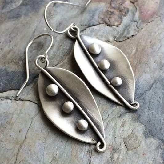Silver Leaf Earrings
