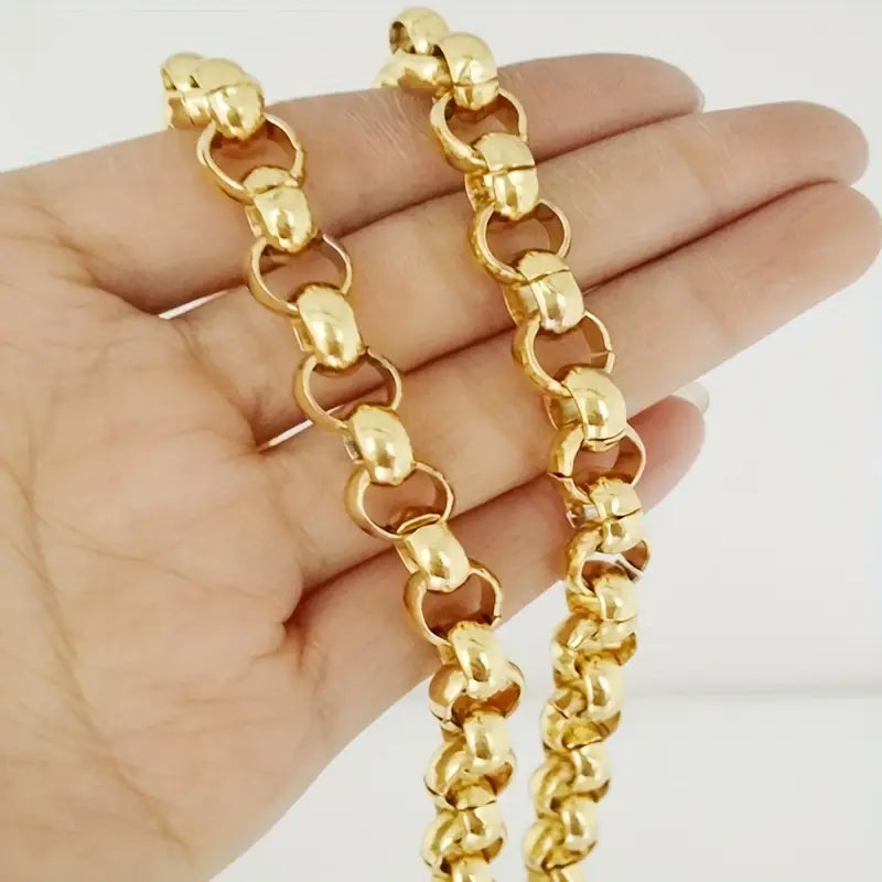 Handcrafted Stainless Steel Chain Necklace