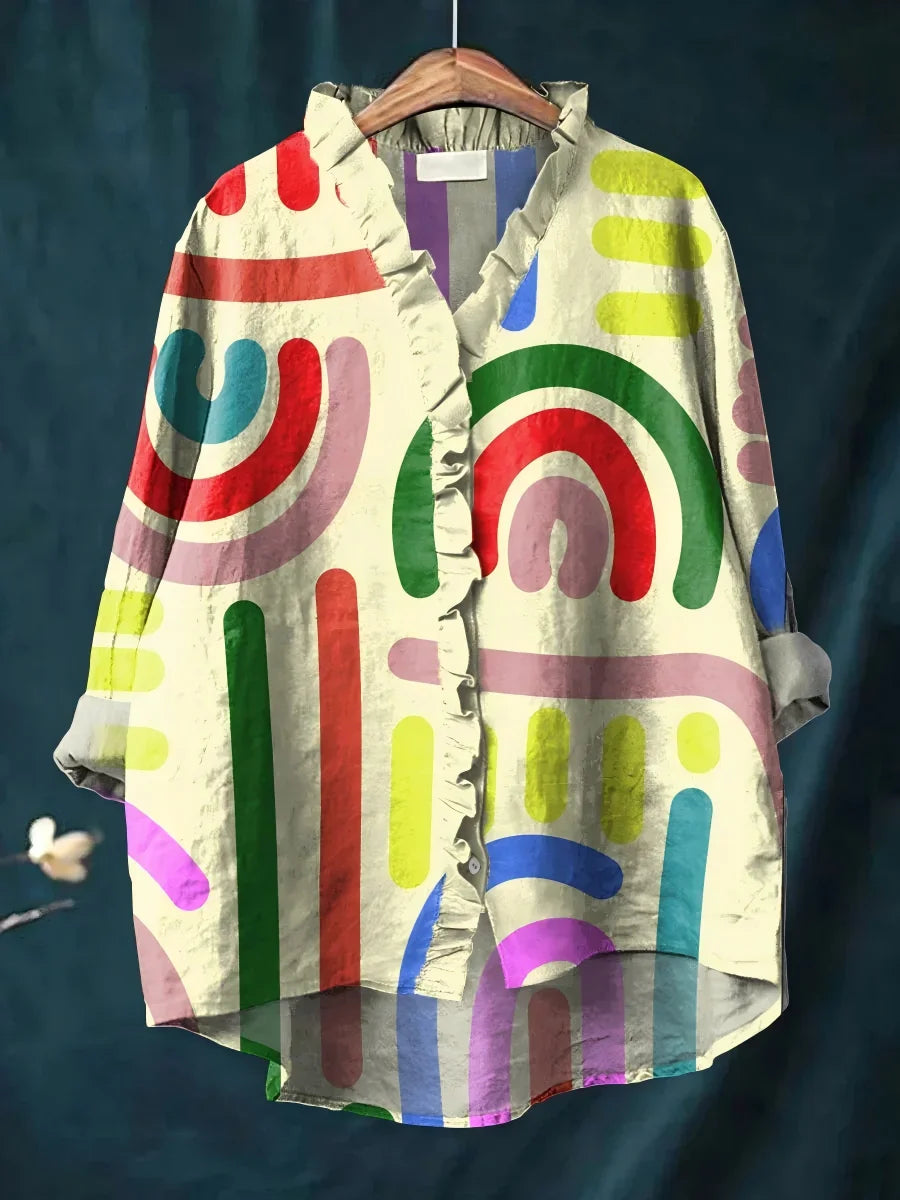 Gepolijst en speels Overhemd