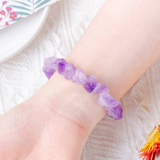 Amethyst Chip Bracelet