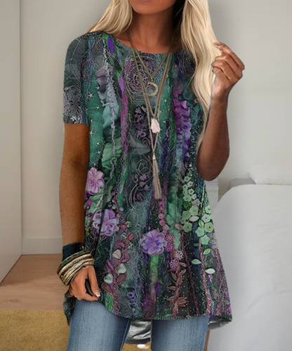 LD | Boho-geïnspireerd shirt met print