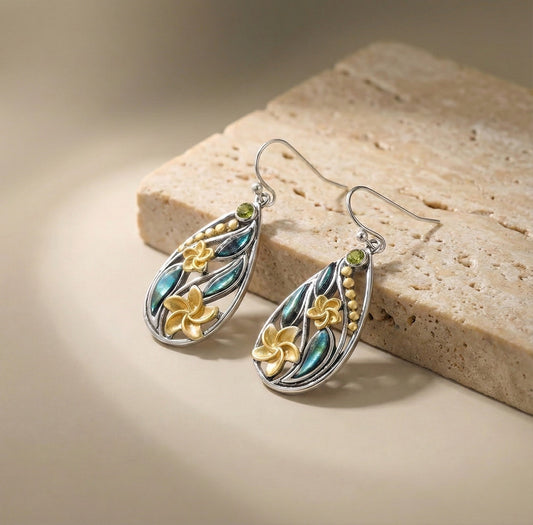 Blooming Radiance Teardrop Earrings