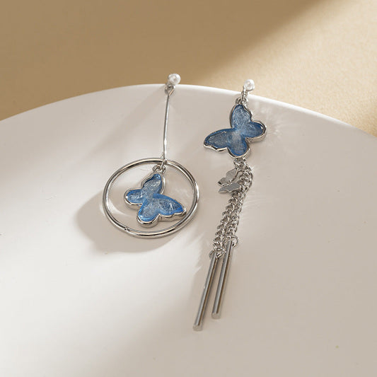 Blue Butterfly Earrings