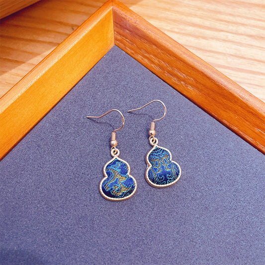 Blue Cloisonne Earrings