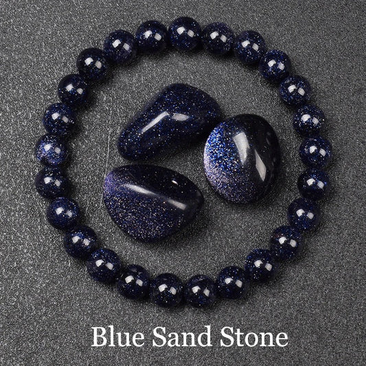 Blue Sand Stone Bracelet