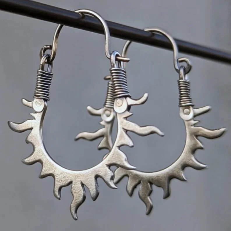 Bohemian Coral Branch Earrings