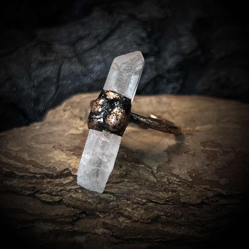 Bohemian Crystal Quartz Ring