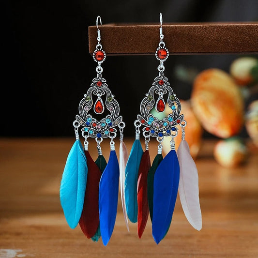 Bohemian Feather Earrings