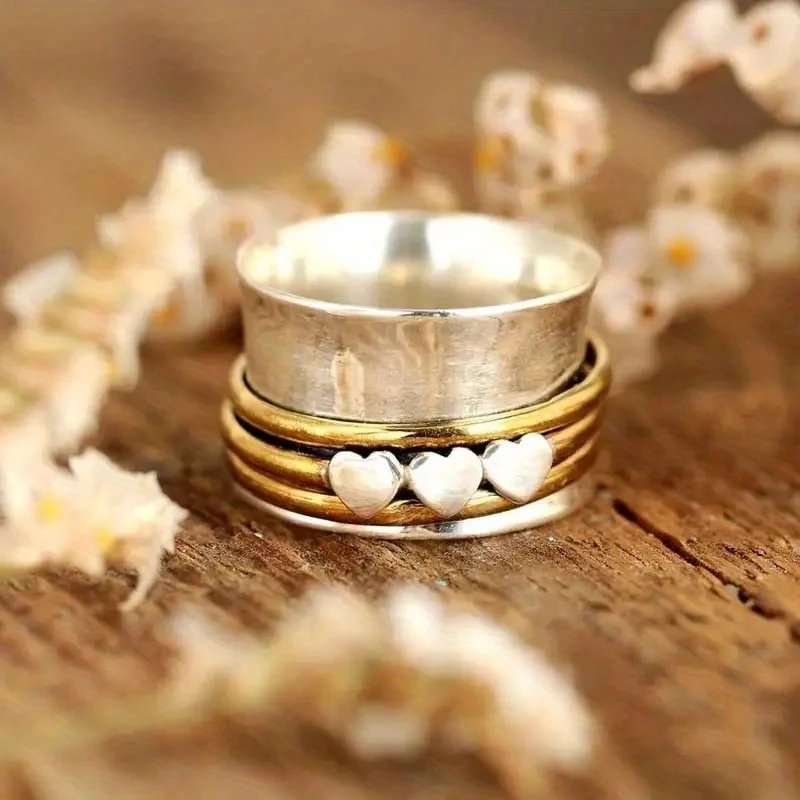 Bohemian Heart Band Ring