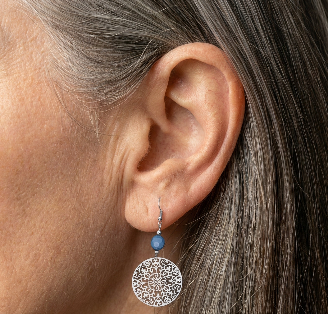 Hollowed Circular Earrings