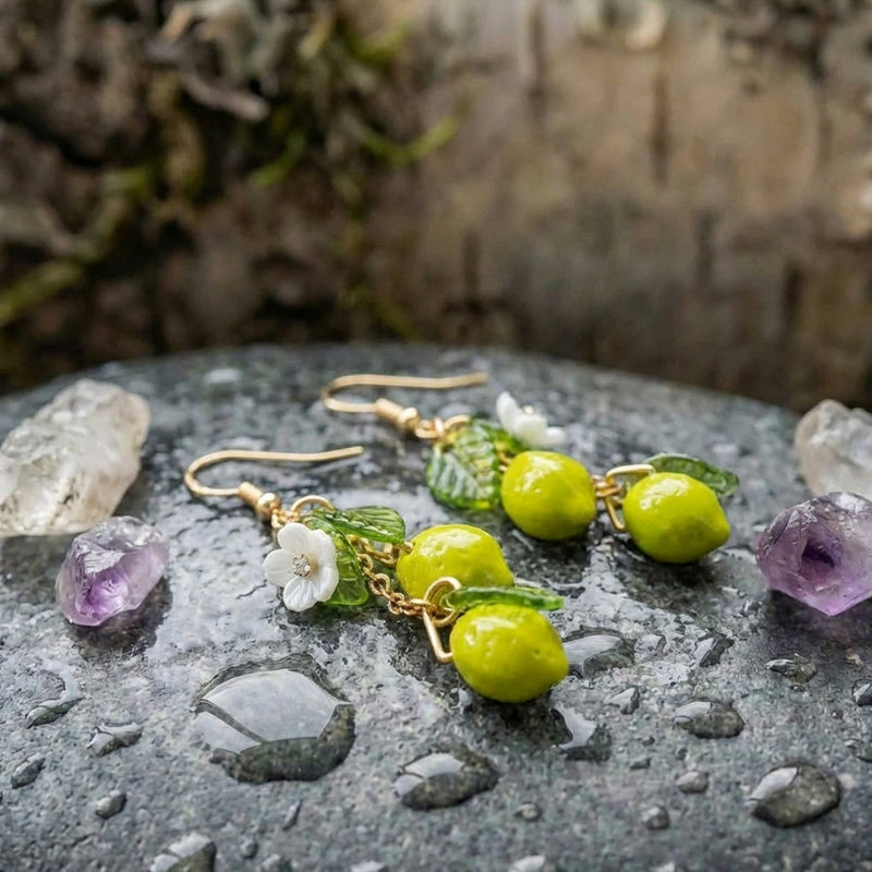 Bohemian Lemon Earrings