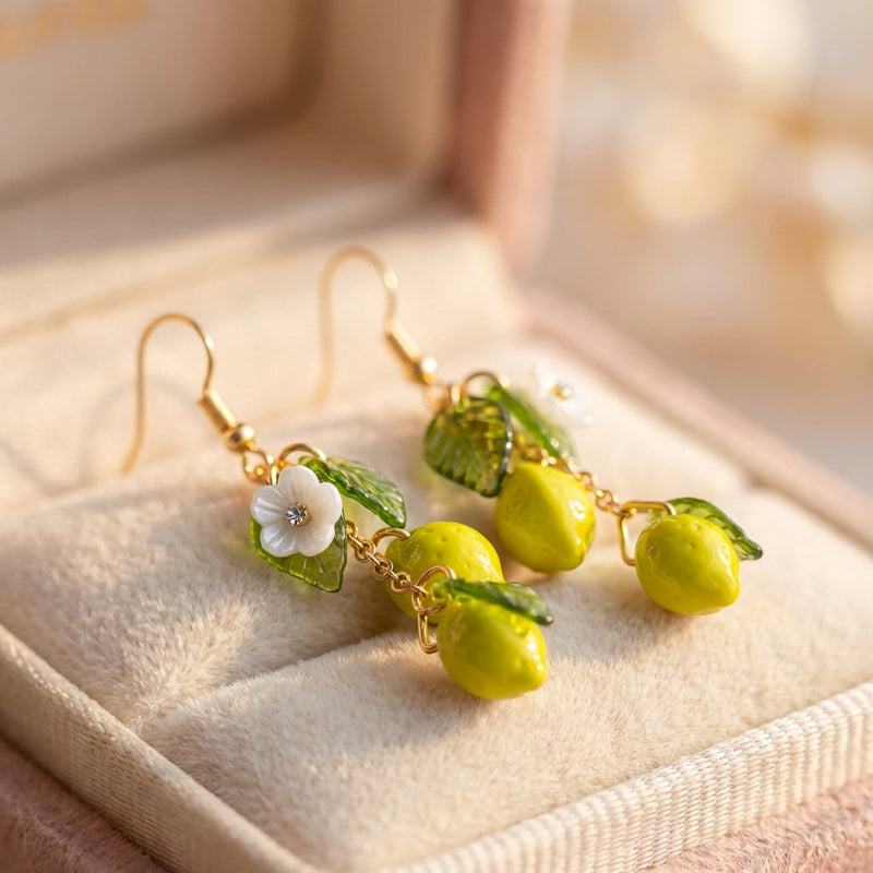 Bohemian Lemon Earrings