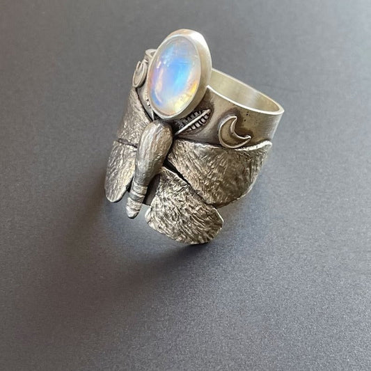 Bohemian Moonstone Ring