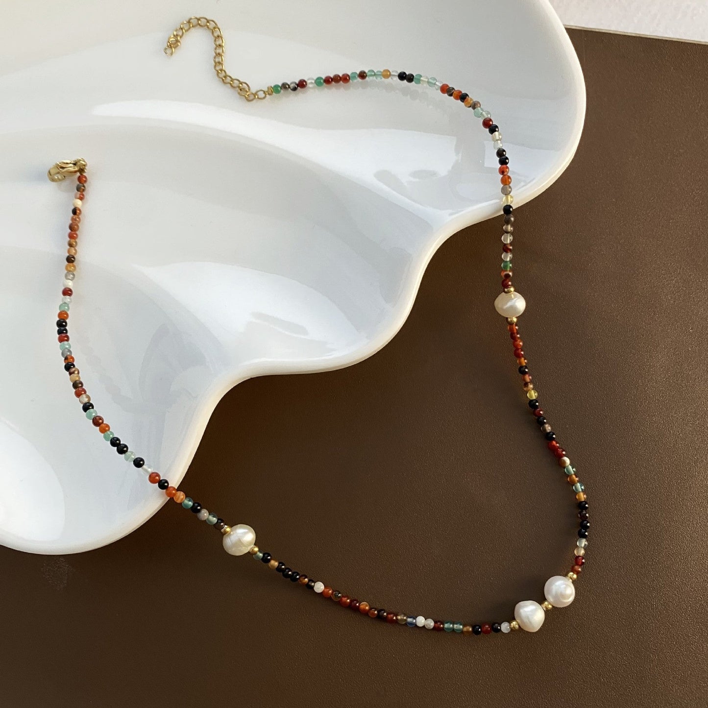Bohemian Pearl Necklace