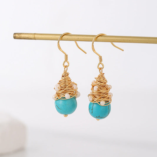 Bohemian Turquoise Earrings